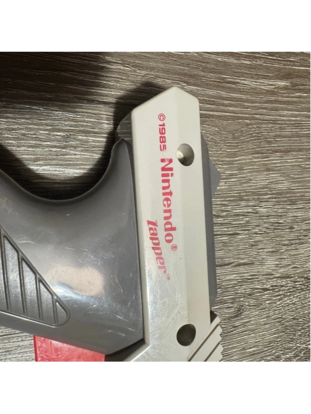1985 Nintendo Zapper NES-005 Light Gun Controller One Size Gray White